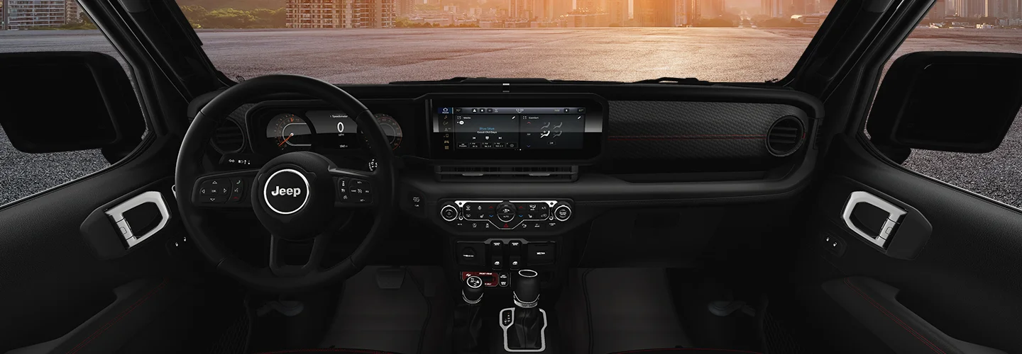inside the new Jeep Wrangler