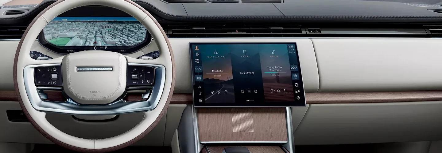 inside 2025 Range Rover Sport