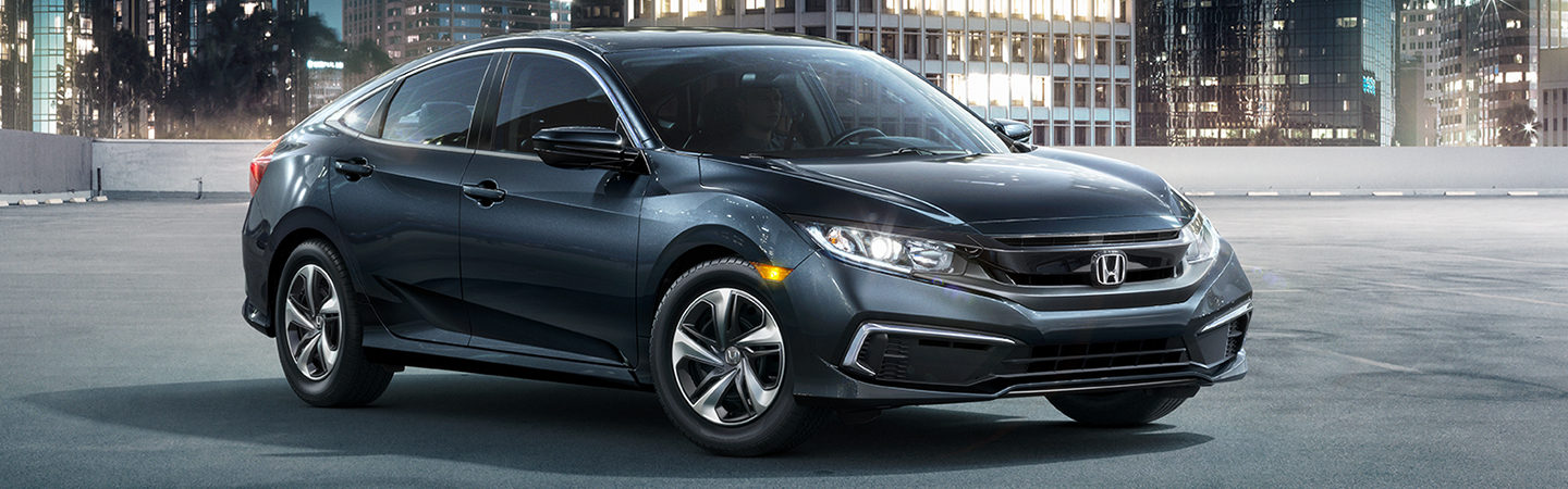 2020 Honda Civic parked in the city
