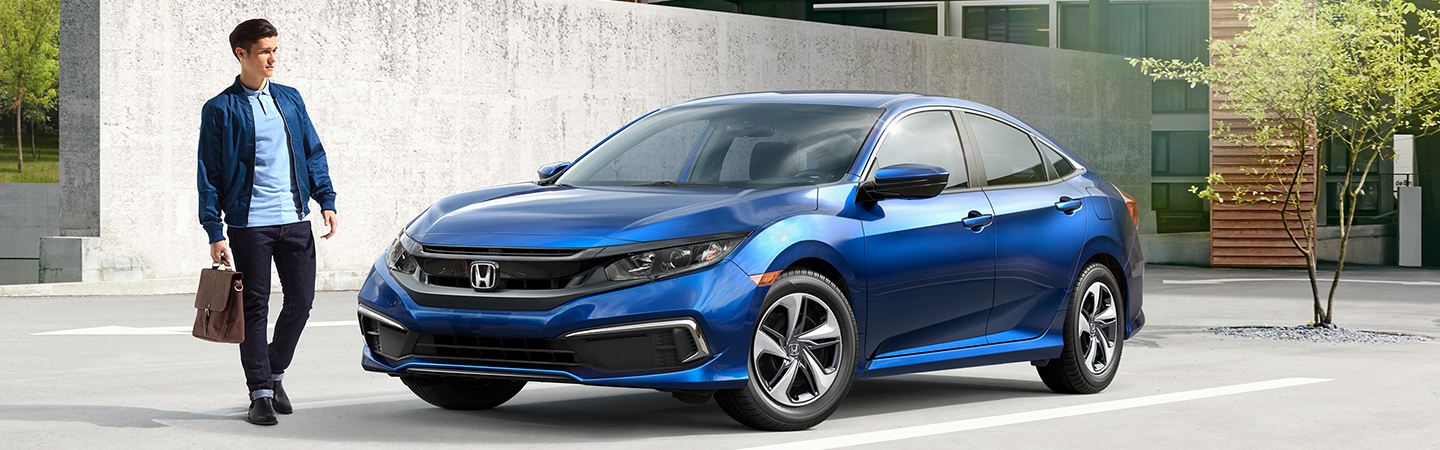 Front view of the 2020 Honda Civic