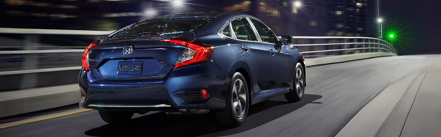 Top view of the 2020 Honda Civic