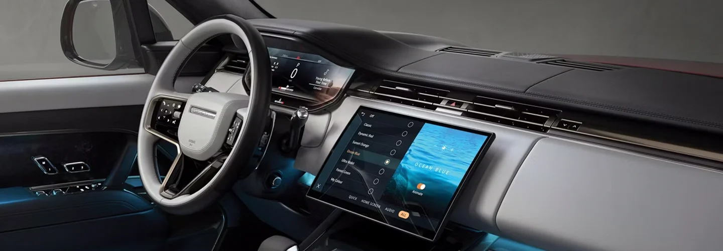 inside 2025 Range Rover Sport