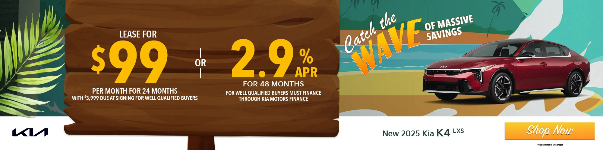 2025 Kia K4 LXS Lease For $99 Per Month For 24 Months With $3,999 Due At Signing  OR 2.49% APR for 48 Months 