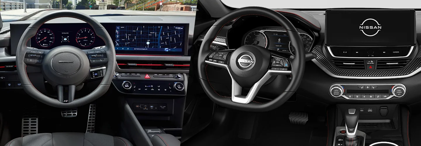 2024 Hyundai Sonata vs Nissan Altima  interiorimage