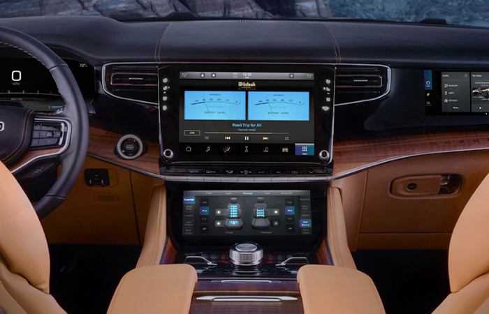 2022 Grand Wagoneer front dashboard view