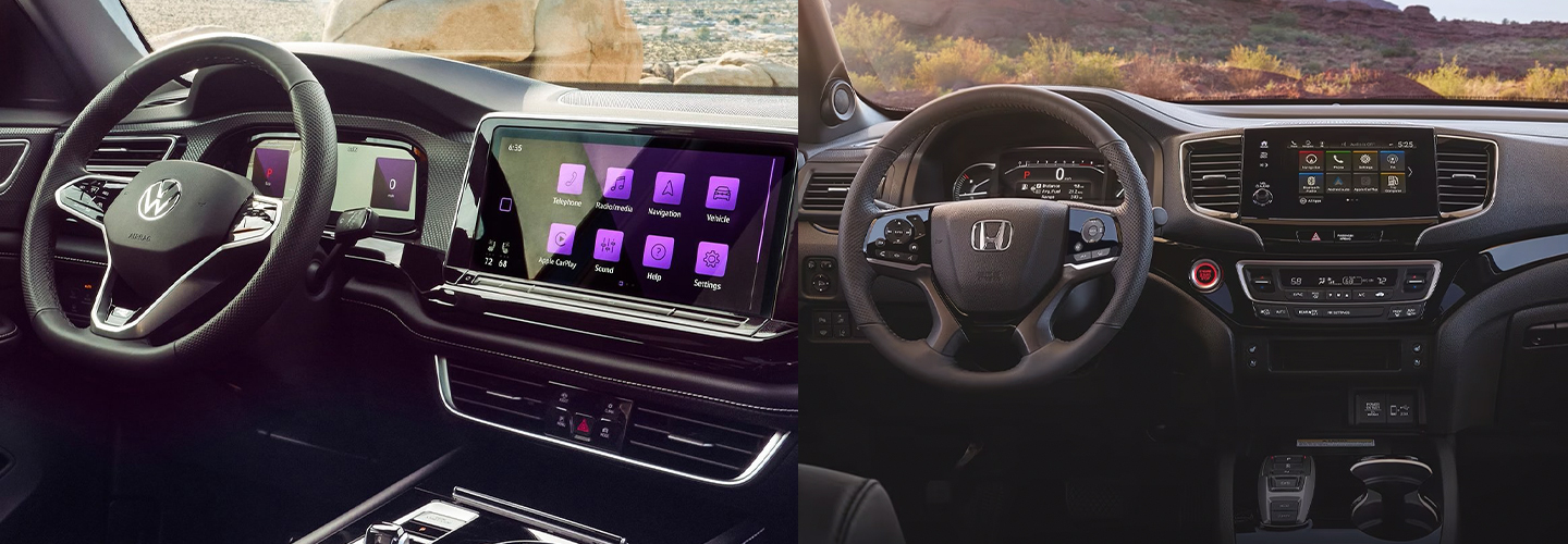 VW Atlas Cross Sport vs Honda Passport interiorimage