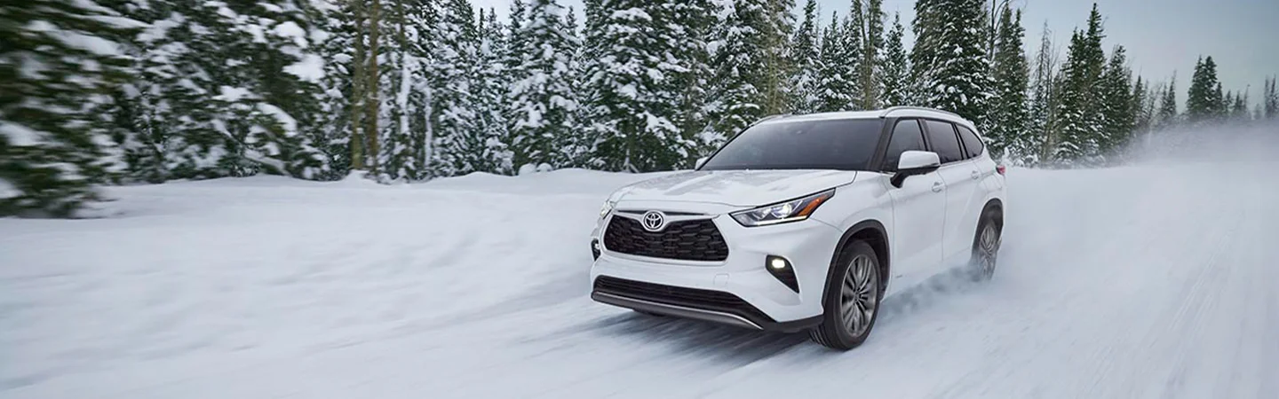 white 2025 Toyota Highlander