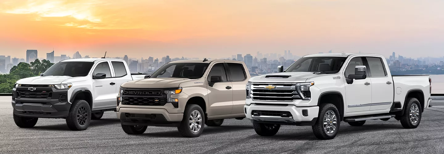 Chevy Truck Lineup at Our Chevrolet Dealership in Tampa, FL