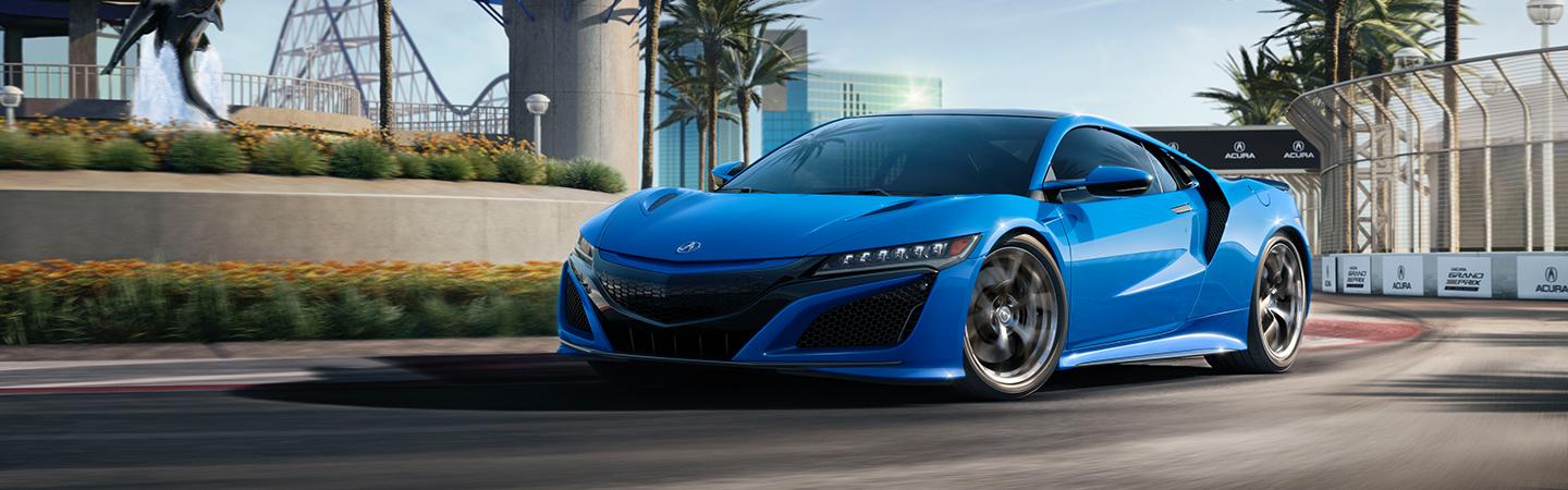 blue 2021 Acura NSX