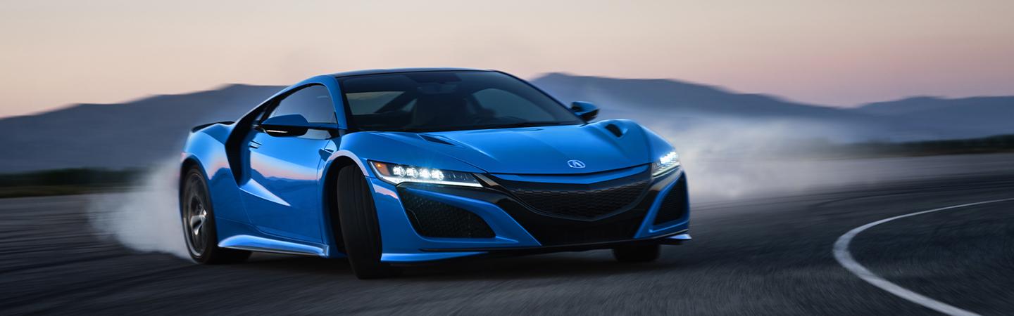 blue 2021 Acura NSX