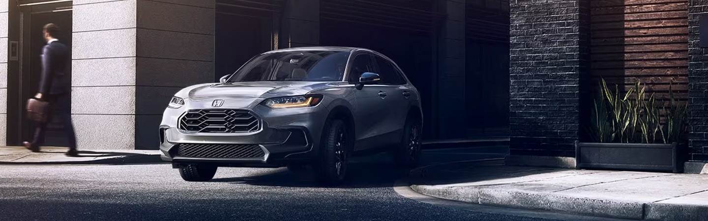 2024 Honda HR-V vs Mazda CX-5 silver frontview
