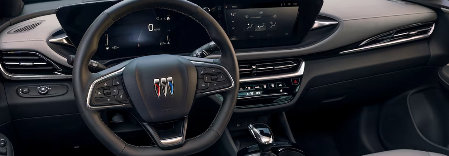 2024 Buick Envista vs. 2024 Honda HR-V interior black