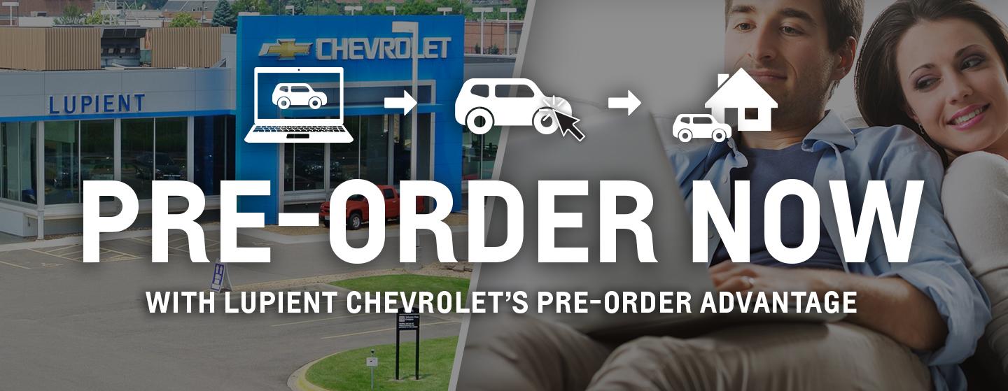 Pre-Order Your New Chevrolet