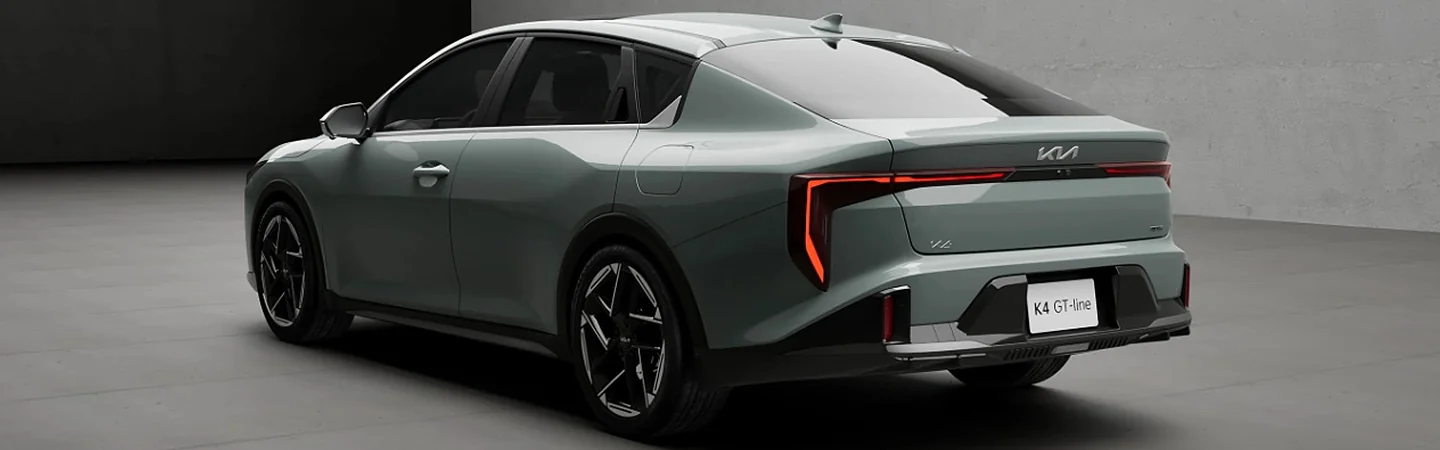 2025 Kia K4 Specs greycolor backview