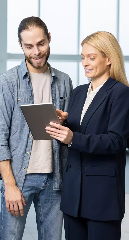 salesperson helping