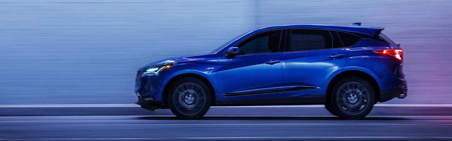 blue 2022 Acura RDX