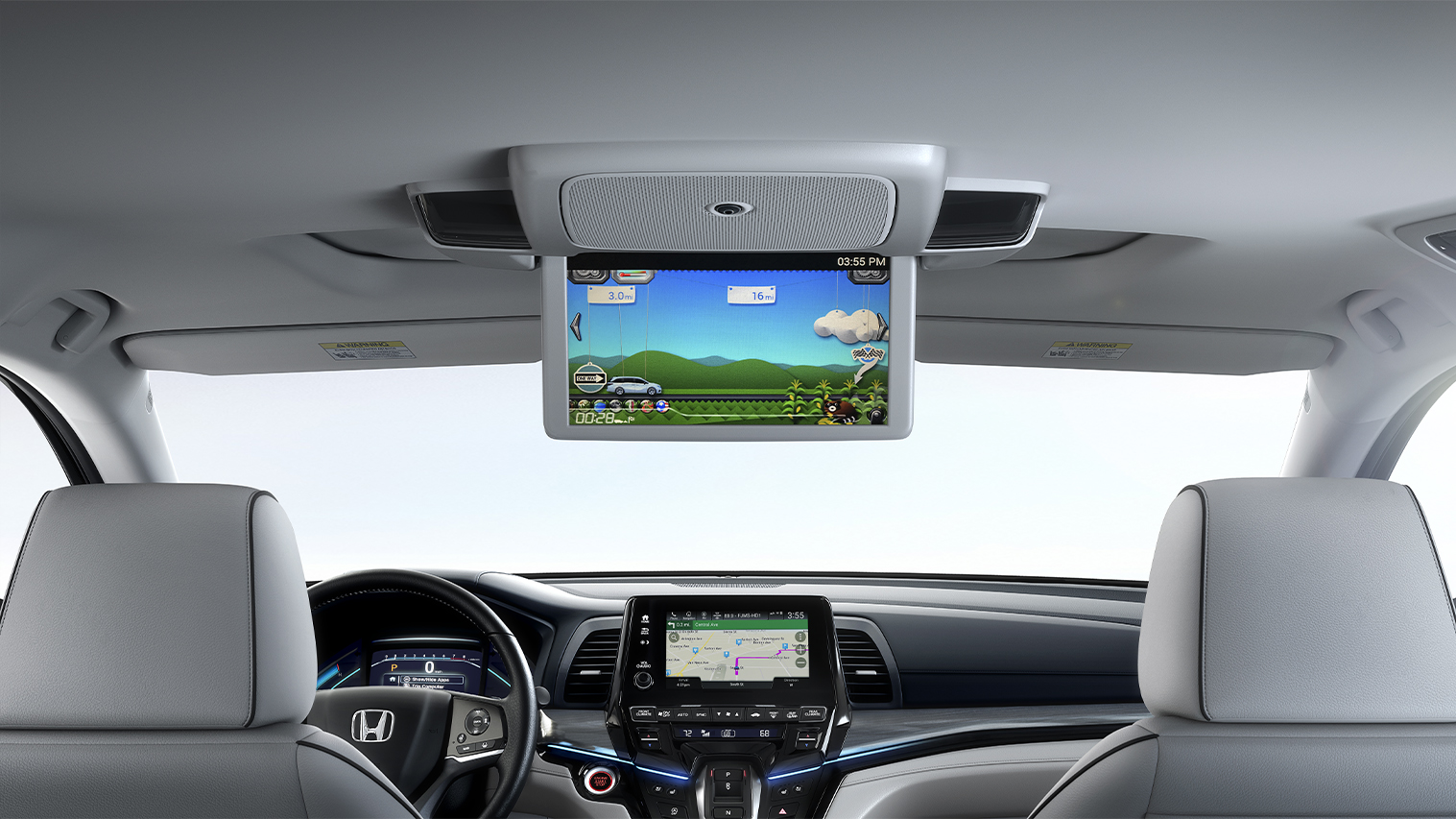 2023 Honda Odyssey vs. Toyota Sienna interior