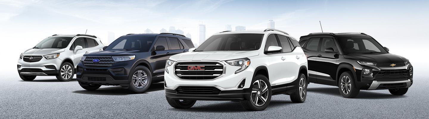Major brands SUV vehicle lineup