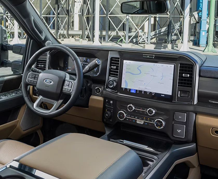 2026 Ford Super Duty interior view