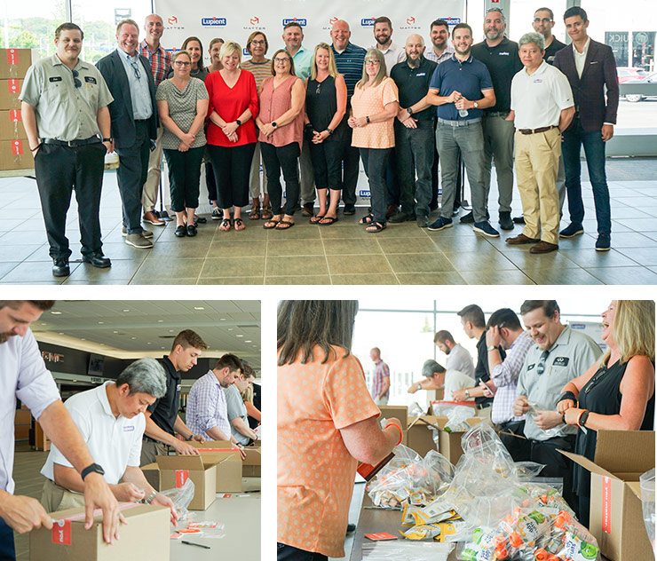 Collage of in the community