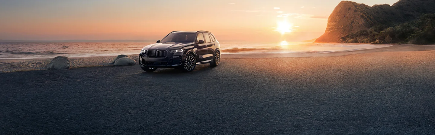 sundown with 2026 BMW X5
