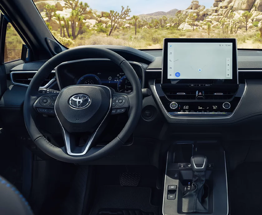 2026 Toyota Corolla Cross interior view