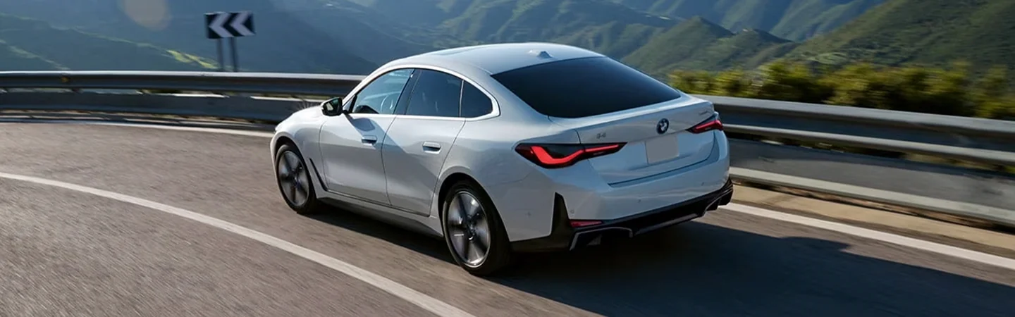 2024 BMW i4 Specs white backview