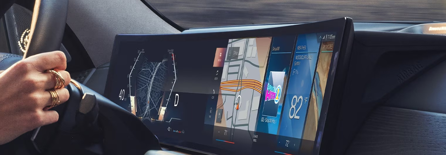 The 2024 BMW X7 xDrive 40i interior black