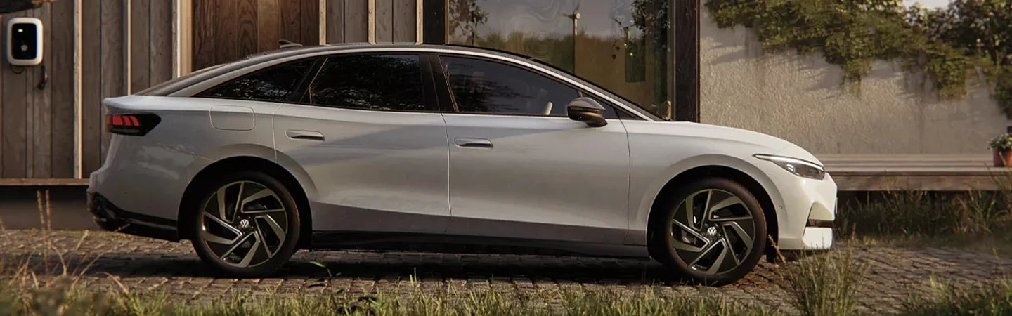2025 VW ID.7  color white side view