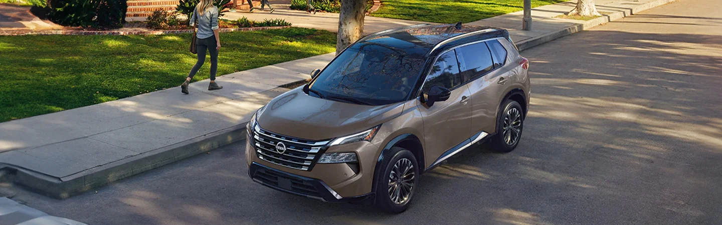 2024 Nissan Rogue Specs browncolor topview