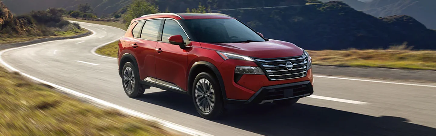 2024 Nissan Rogue Specs redcolor frontview