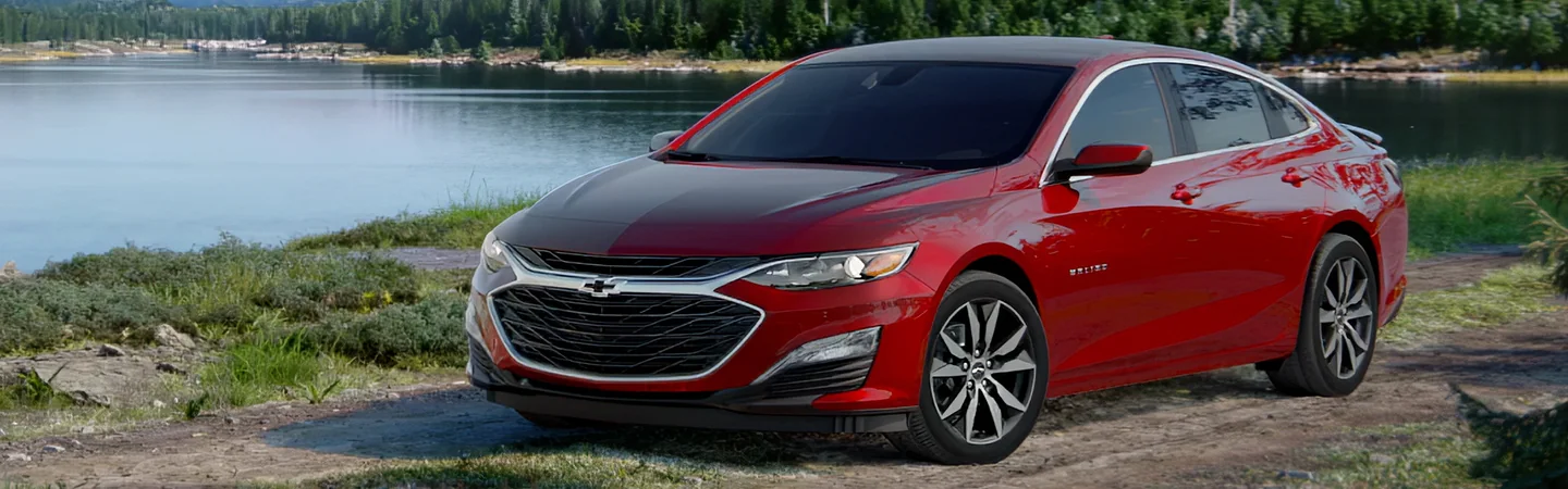 2024 Chevrolet Malibu Specs red color front view
