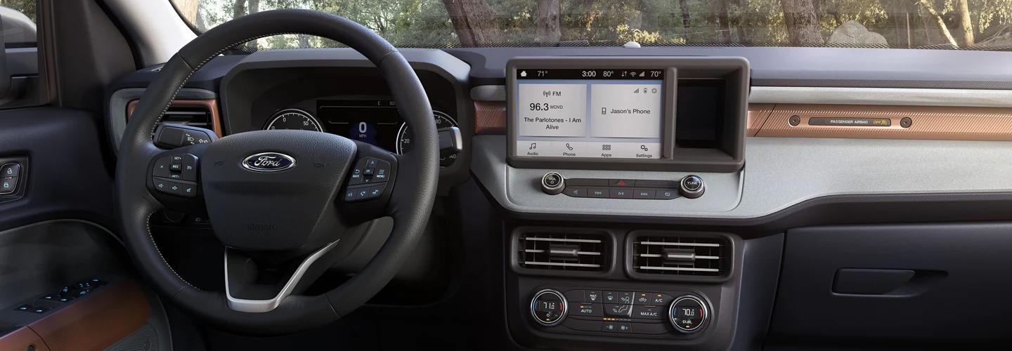 Interior of 2022 Ford Maverick