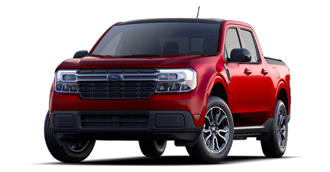 Red 2022 Ford Maverick Lariat First Edition