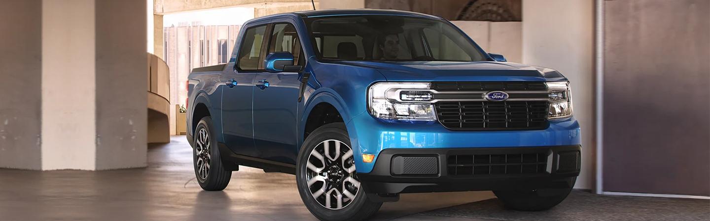 Blue 2022 Ford Maverick