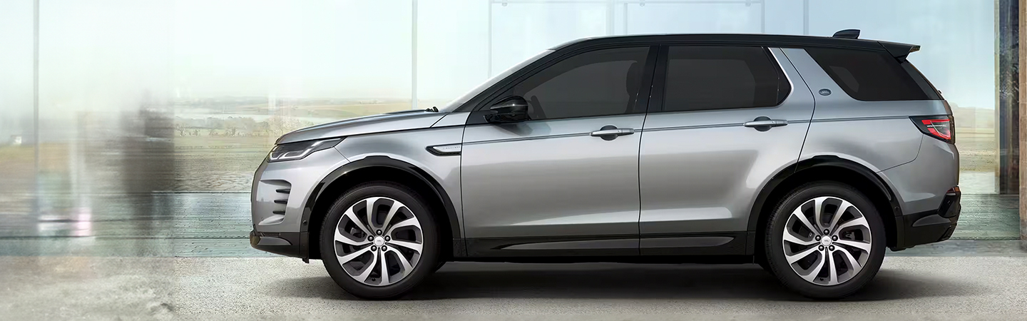 2024 Discovery Sport silver sideview