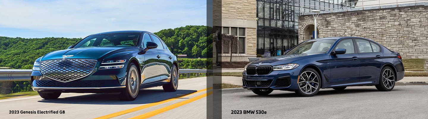 2023 Genesis Electrified G80 vs 2023 BMW 530e