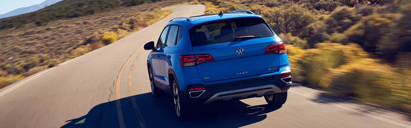 2024 Volkswagen Taos Specs blurcolor backview  