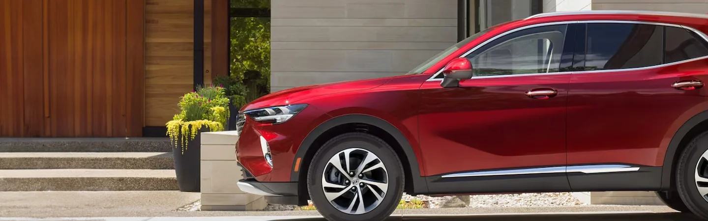 2024 Buick Envision Specs red color side view
