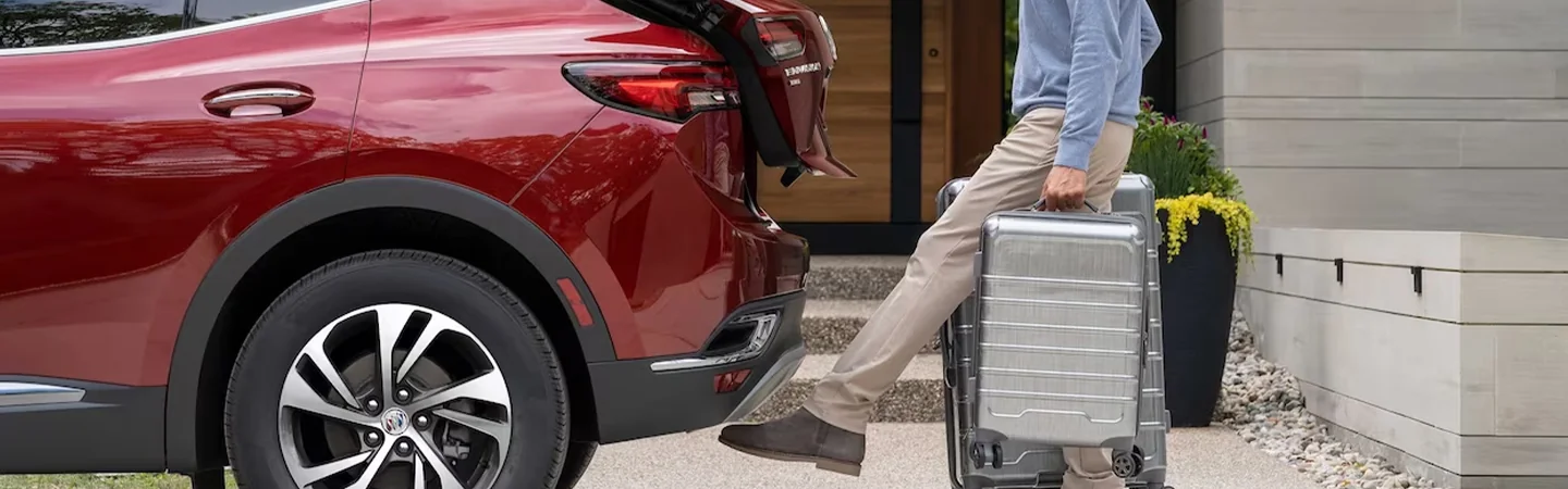 2024 Buick Envision Specs red color back side view