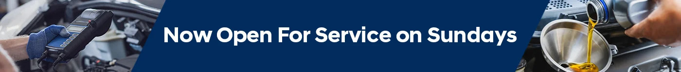 Now Open For Service on Sundays