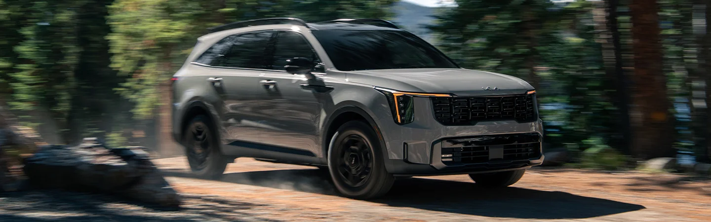 2024 Kia Sorento Specifications front side in silver