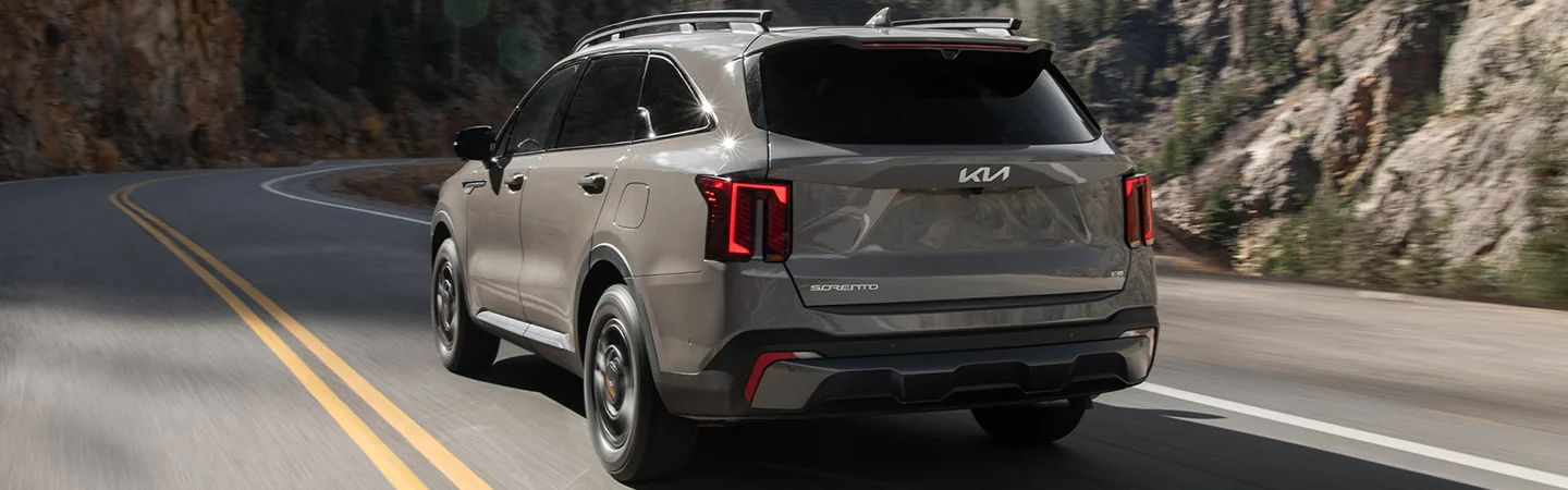 2024 Kia Sorento Specifications back side in silver
