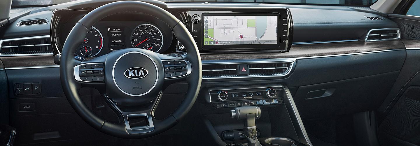2021 Kia K5 interior