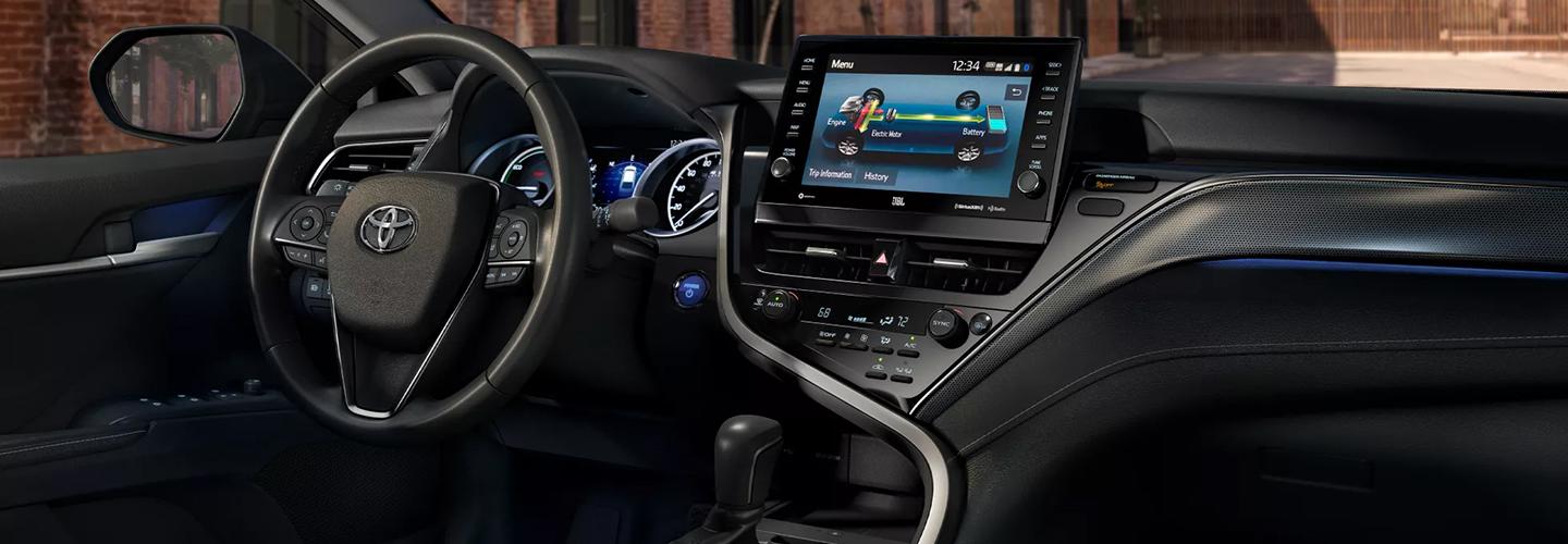 dashboard of Toyota Camry