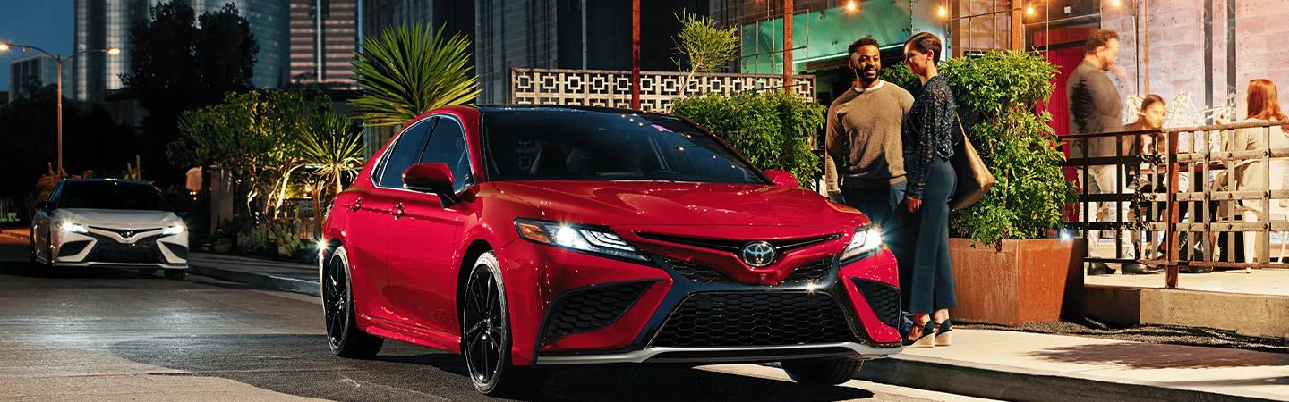 red Toyota Camry