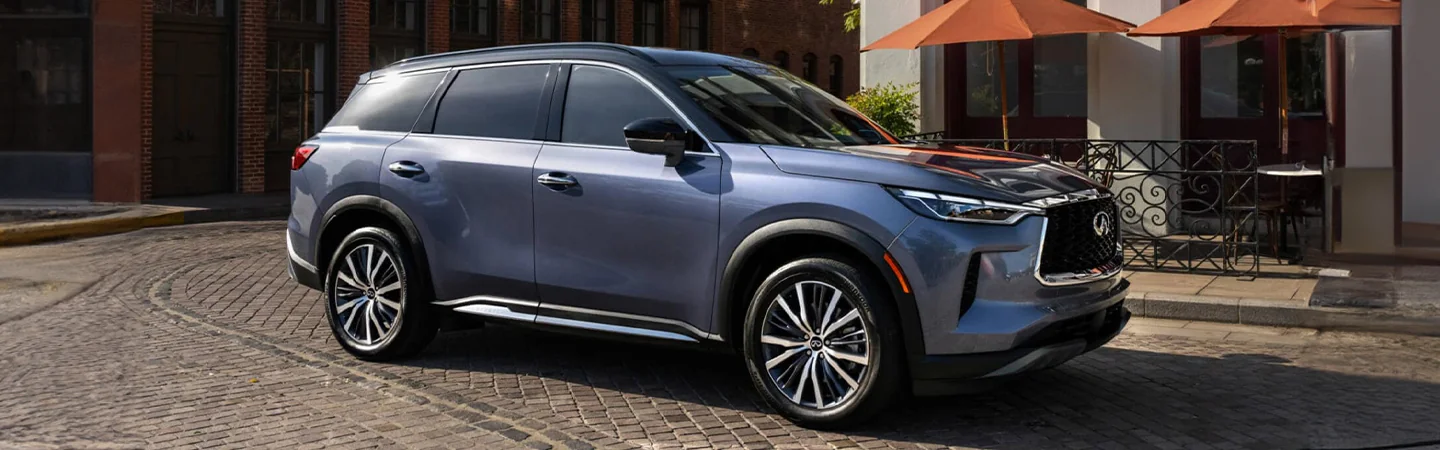 2025 INFINITI QX60 Specs bluecolor sideview