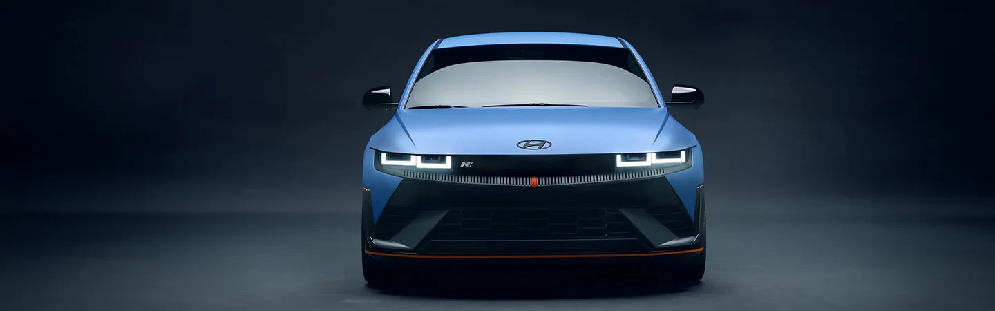 2025 Hyundai IONIQ 5 N Specs bluecolor frontview