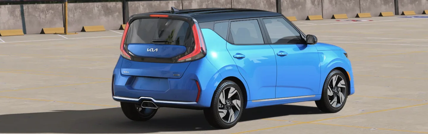 2024 Kia Soul Specs bluecolor backview
