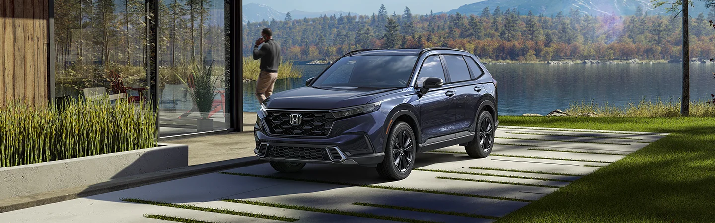 new Honda CR-V Hybrid Sport parked